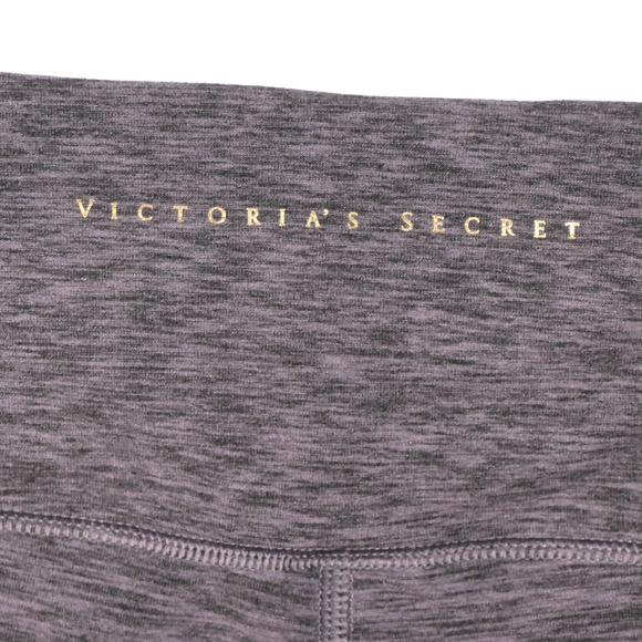 Victorias Secret Leggings Womens Size 8 Space Dye Purple Black Side Leg Pockets - Picture 6 of 7